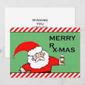 Cartes de Noël pour les fêtes de santé (Devant / Derrière)