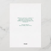 Cartes de Noël pour les rubans de coquette (Verso)