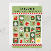 Cartes de Noël pour petits enfants (Devant / Derrière)