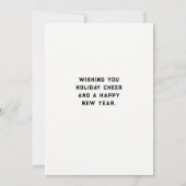 Cartes de Noël pour professeur drôle (Dos)