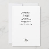 Cartes de Noël-Pups avec arbre (Dos)