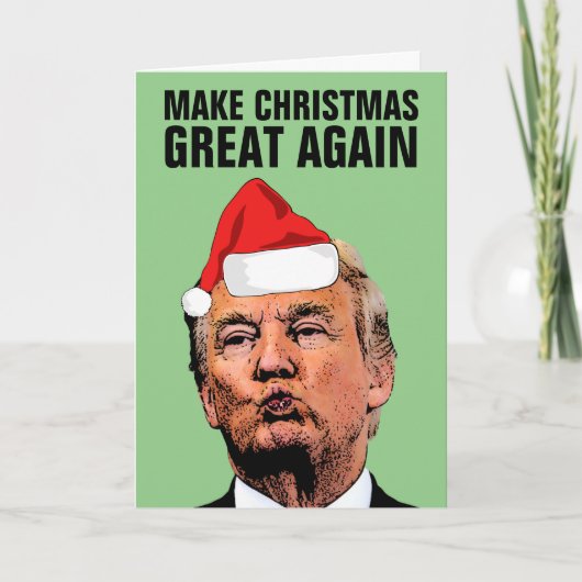 CARTES DE NOËL RÉALISÉES PAR DONALD TRUMP (Devant)