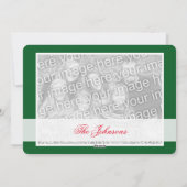 Cartes de Noël recto verso pour deux images (Dos)