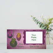 Cartes de Noël Red Green vintage (Debout devant)