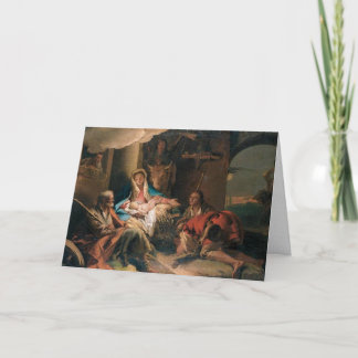 Cartes de Noël religieuses | Bergers de l'adoratio