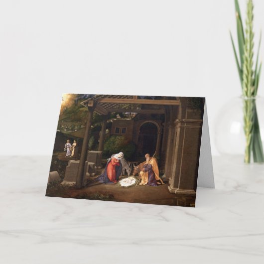 Cartes de Noël religieuses | Nativité (Devant)