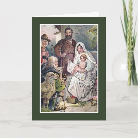 Cartes de Noël religieuses | Sainte Famille 6 (Devant)