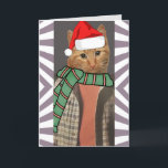 CARTES DE NOËL RETRO RED GINGER DANS LES ANNÉES 19<br><div class="desc">CARTE DE NOËL RETRO 70'S. AVEZ UN NOËL STYLIQUE !</div>