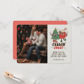 Cartes de Noël Retro Super (Devant/Arrière en situation)