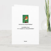 Cartes de Noël Robin (a422) (Dos)