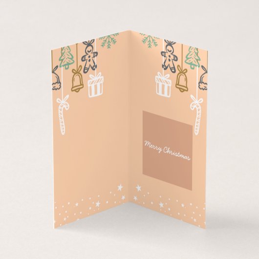 Cartes de Noël rose moderne Pack de 25 (Inside)