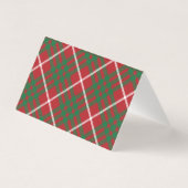 Cartes de Noël rouge et vert (Back)