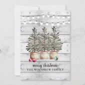 Cartes de Noël rustiques (Devant)