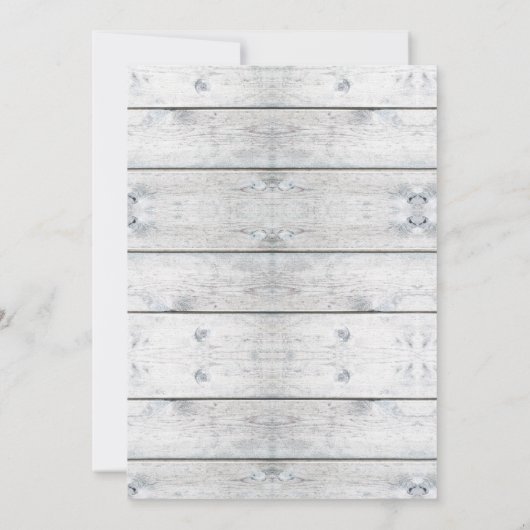 Cartes de Noël rustiques (Dos)