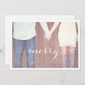 Cartes de Noël simples (Devant / Derrière)