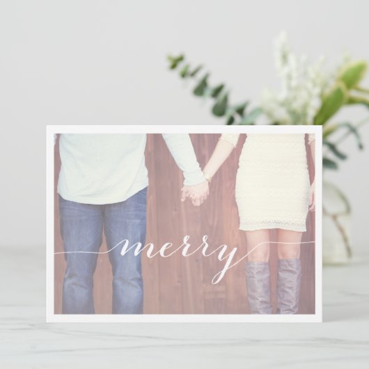 Cartes de Noël simples (Debout devant)