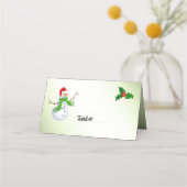 Cartes de Noël Snowman (Devant)