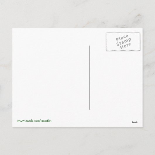 Cartes de Noël style tableau (Dos)