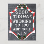 Cartes de Noël style tableau (Devant)