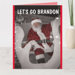 Cartes de Noël SURDIMENSIONNÉES LET'S GO BRANDON