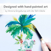 Cartes de Noël Tropical Beach