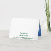 Cartes de Noël tropicales de Floride (Dos)