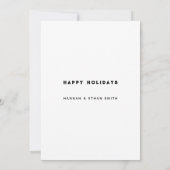 Cartes de Noël Vélo Vacances (Dos)