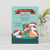 Cartes de Noël vétérinaires (Debout devant)