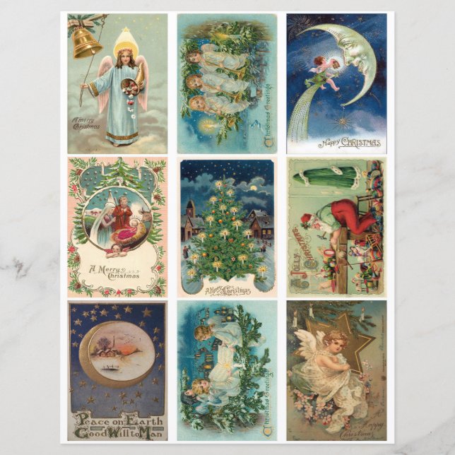 Cartes de Noël victoriennes (Devant)