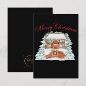 Cartes de Noël vides (Devant / Derrière)