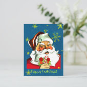 Cartes de Noël vintages du Père Noël (Debout devant)