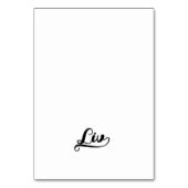 Cartes de nom avec fioritures Bold Brush Script V (Par défaut)