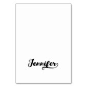 Cartes de nom avec lettrage gras Brush Script R Sw (Par défaut)