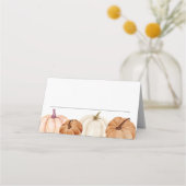 Cartes de nom de citrouilles (Devant)