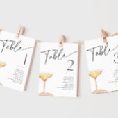 Cartes de nom de la table de Fête des mariées Perl