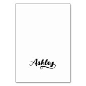 Cartes de nom de lieu à l'écriture Brush Script Y (Par défaut)