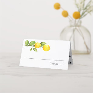 Cartes de nom de lieu de Main Squeeze Lemon