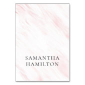 Cartes de nom de lieu en marbre rose (Par défaut)