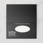 Cartes de nom de lieu pour Halloween (Extérieur déplié)