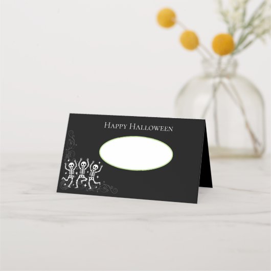 Cartes de nom de lieu pour Halloween (Devant)