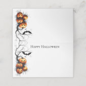 Cartes de nom de lieu pour Halloween (Extérieur déplié)
