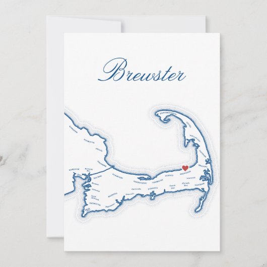 Cartes de nom de table de mariage à Cape Cod Brews (Devant)