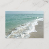 Cartes de nom de table de mariage de destination, (Dos)