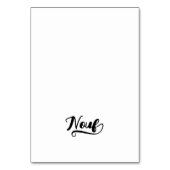 Cartes de nom et de lieu avec écriture Bold Brush (Par défaut)