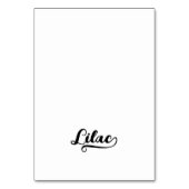 Cartes de nom et de lieu avec écriture Brush Scrip (Par défaut)