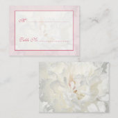 Cartes de nom et de numéro de la table mariage (Devant / Derrière)