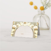Cartes de nom Mariage Table Vintage Art Nouveau (Devant)