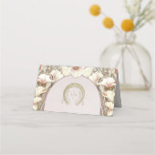 Cartes de nom Mariage Table Vintage Art Nouveau (Dos)