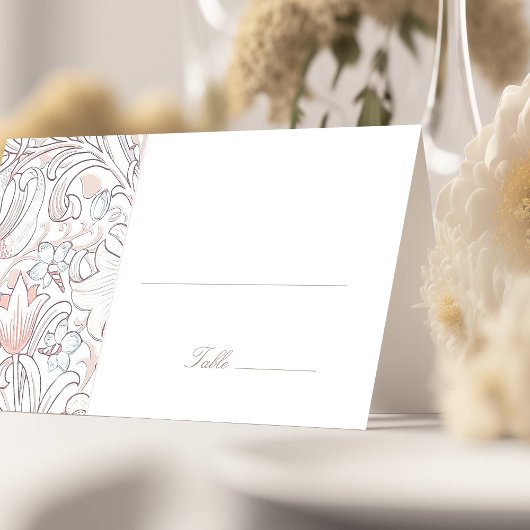 Cartes de nom Mariage Table Vintage Art Nouveau