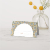 Cartes de nom Mariage Table Vintage Art Nouveau (Devant)